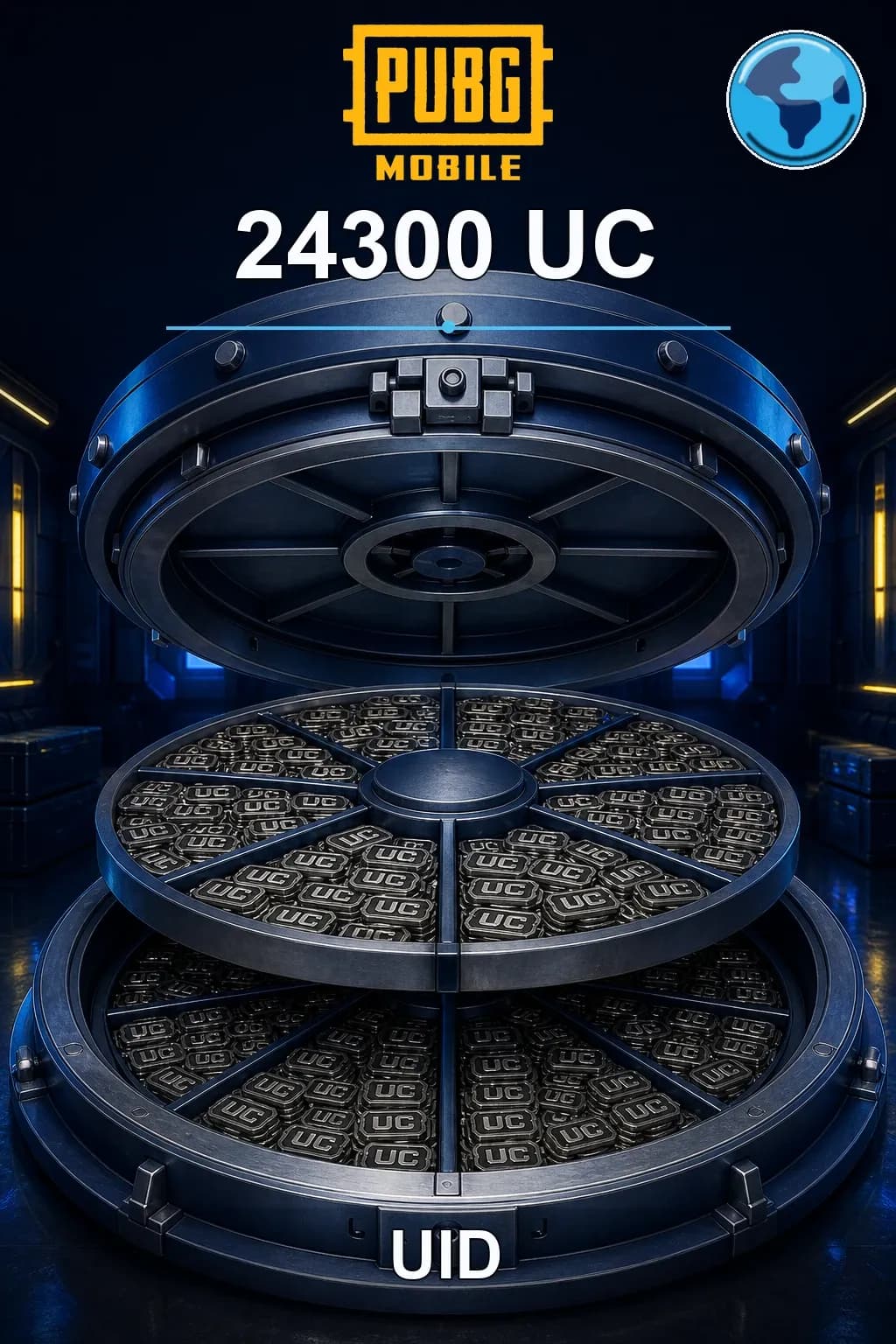 24300 UC — PUBG
